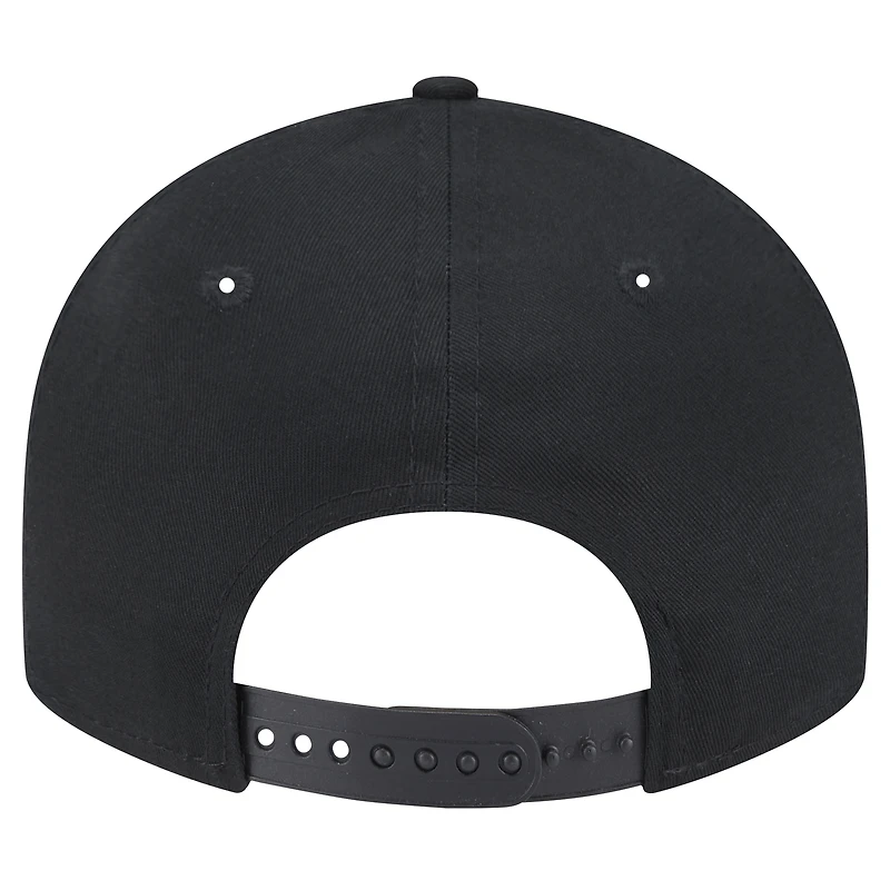 Men's New Era Black Pittsburgh Steelers Main Low Profile 9FIFTY Snapback Hat