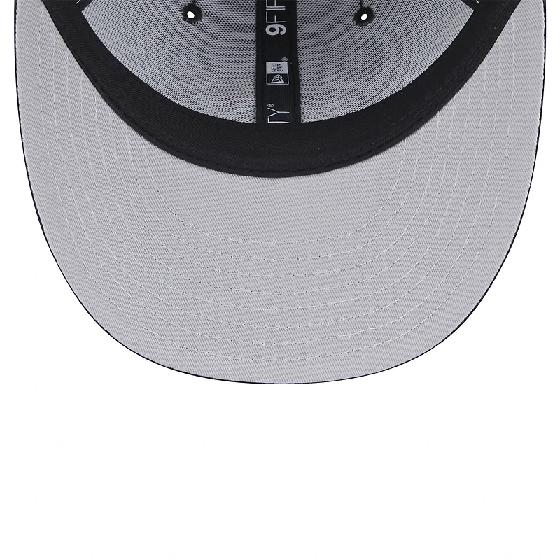 Men's New Era Black Pittsburgh Steelers Main Low Profile 9FIFTY Snapback Hat