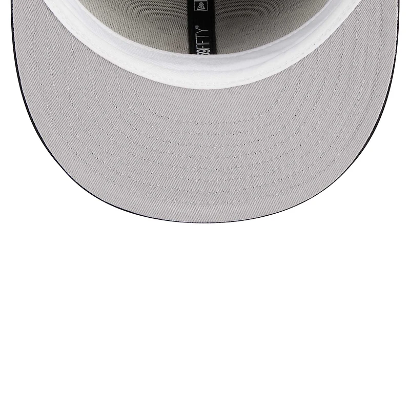 Casquette ajustée 59FIFTY avec écusson principal des Pittsburgh Steelers New Era noire pour hommes