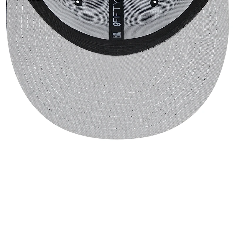 Casquette à visière noire à pression 9FIFTY Main Trucker des Steelers de Pittsburgh de New Era pour homme