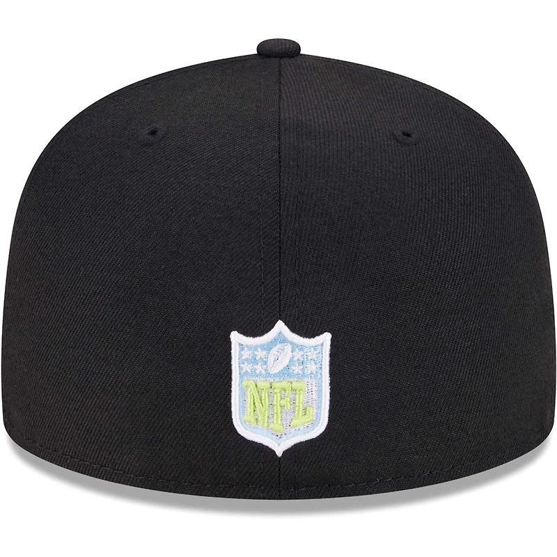 Casquette ajustée 59FIFTY pour homme des Pittsburgh Steelers de New Era, noire
