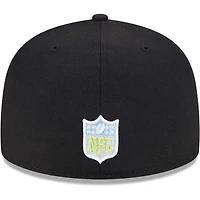 Casquette ajustée 59FIFTY pour homme des Pittsburgh Steelers de New Era, noire