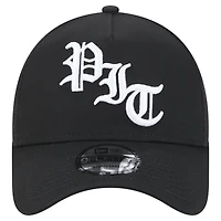 Casquette ajustable Mystic 9FORTY A-Frame noire des Pittsburgh Steelers de New Era pour homme