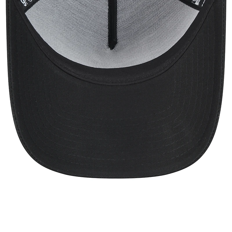 Men's New Era Black Pittsburgh Steelers Mystic 9FORTY A-Frame Adjustable Hat