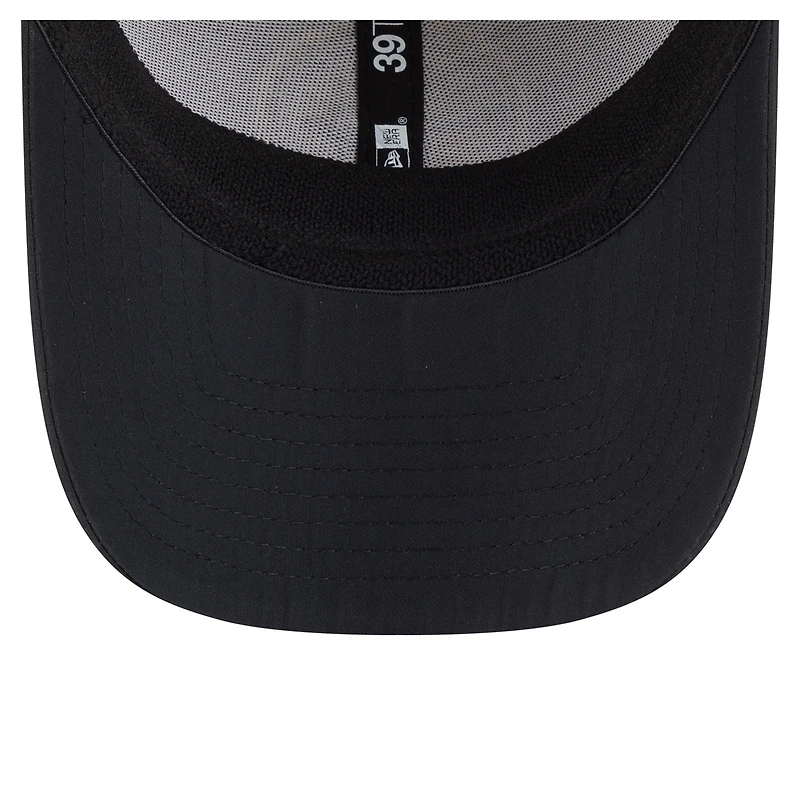 Casquette New Era noire Night 39THIRTY Flex des Pittsburgh Steelers pour homme