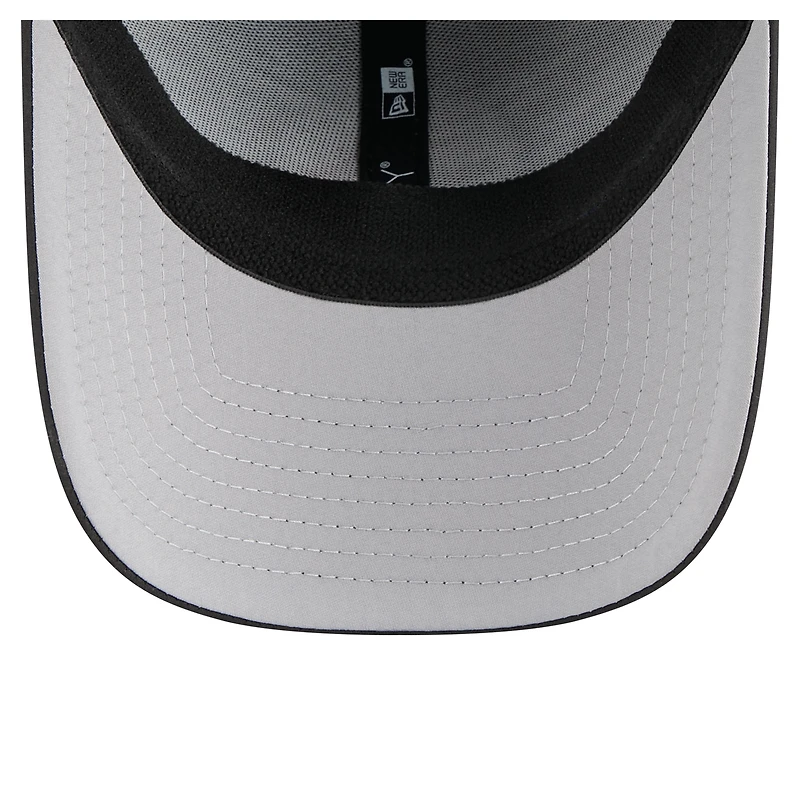 Casquette perforée 39THIRTY Flex noire New Era pour homme des Pittsburgh Steelers