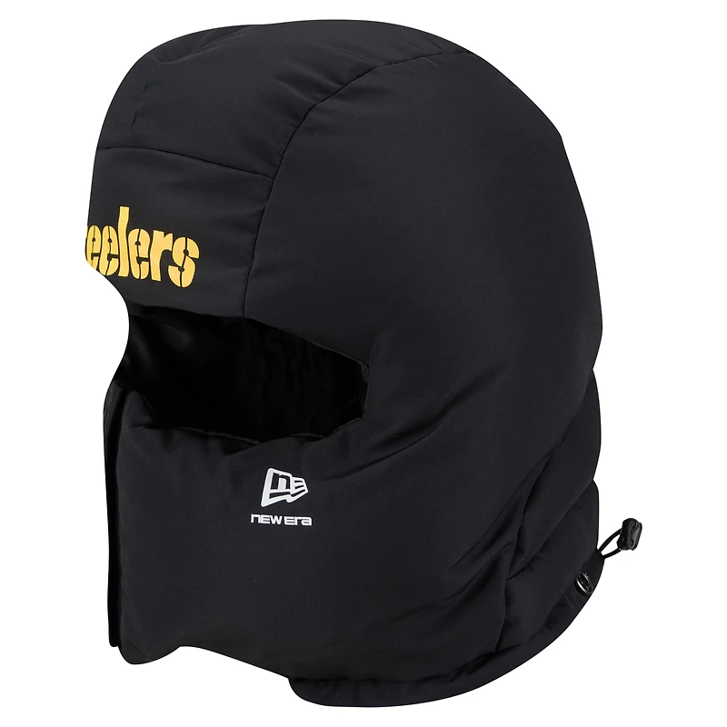 Men's New Era  Black Pittsburgh Steelers Puffer Balaclava