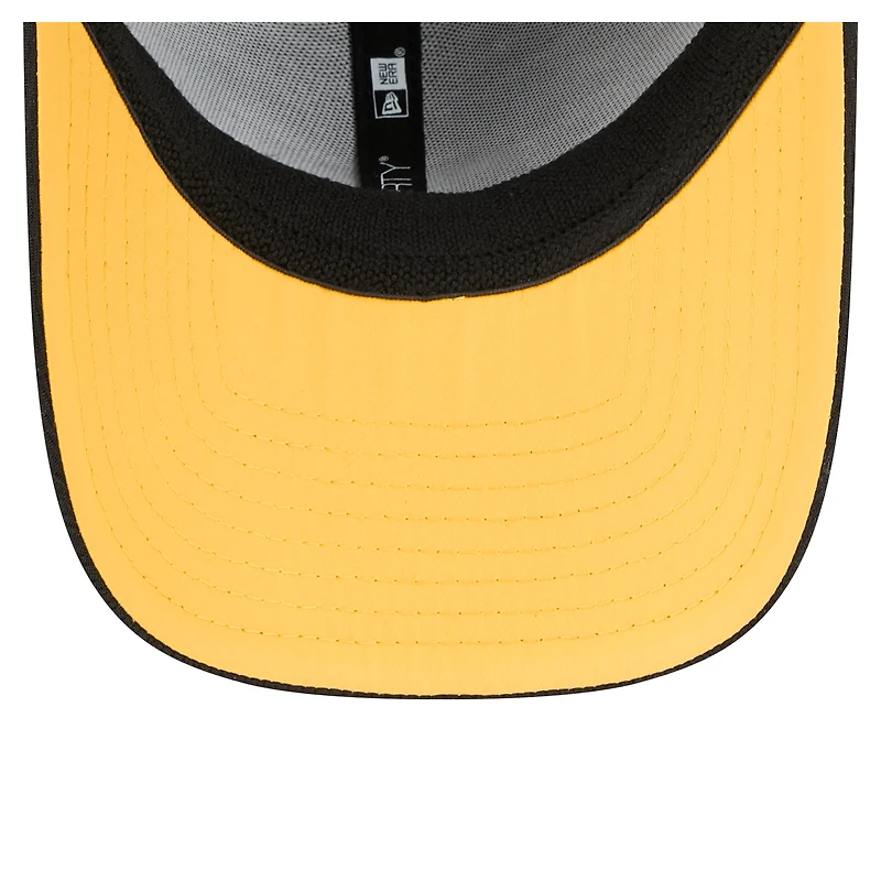 Casquette 39THIRTY Flex noire New Era pour homme avec logo des Pittsburgh Steelers