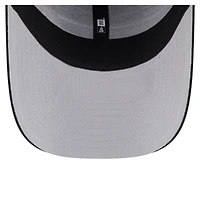 Men's New Era  Black Pittsburgh Steelers Stripes 39THIRTY Flex Hat