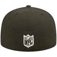 Men's New Era Black Pittsburgh Steelers Super Bowl XL Pink Pop Sweat 59FIFTY Fitted Hat
