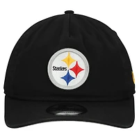 Casquette ajustable noire New Era Pittsburgh Steelers Team 19TWENTY pour homme