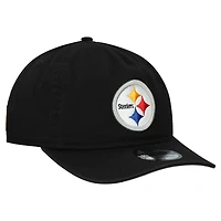 Casquette ajustable noire New Era Pittsburgh Steelers Team 19TWENTY pour homme