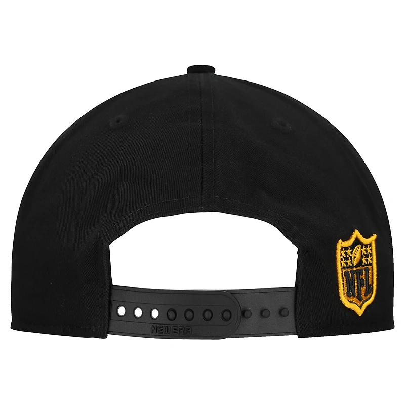 Casquette ajustable noire New Era Pittsburgh Steelers Team 19TWENTY pour homme