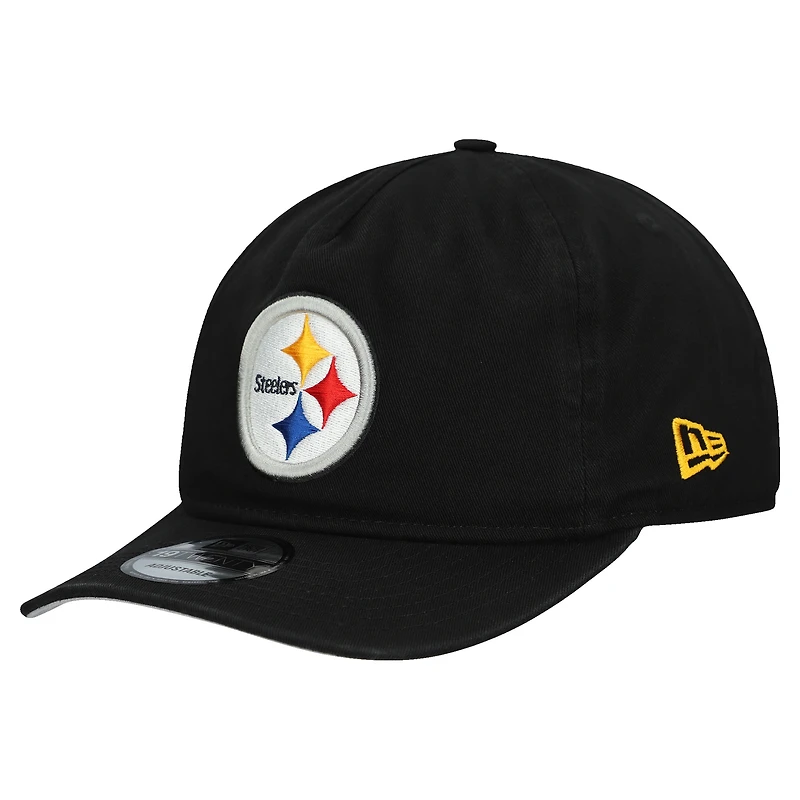 Casquette ajustable noire New Era Pittsburgh Steelers Team 19TWENTY pour homme