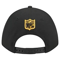 Casquette ajustable 9FORTY M-Crown noire New Era pour homme, collection Team Steelers
