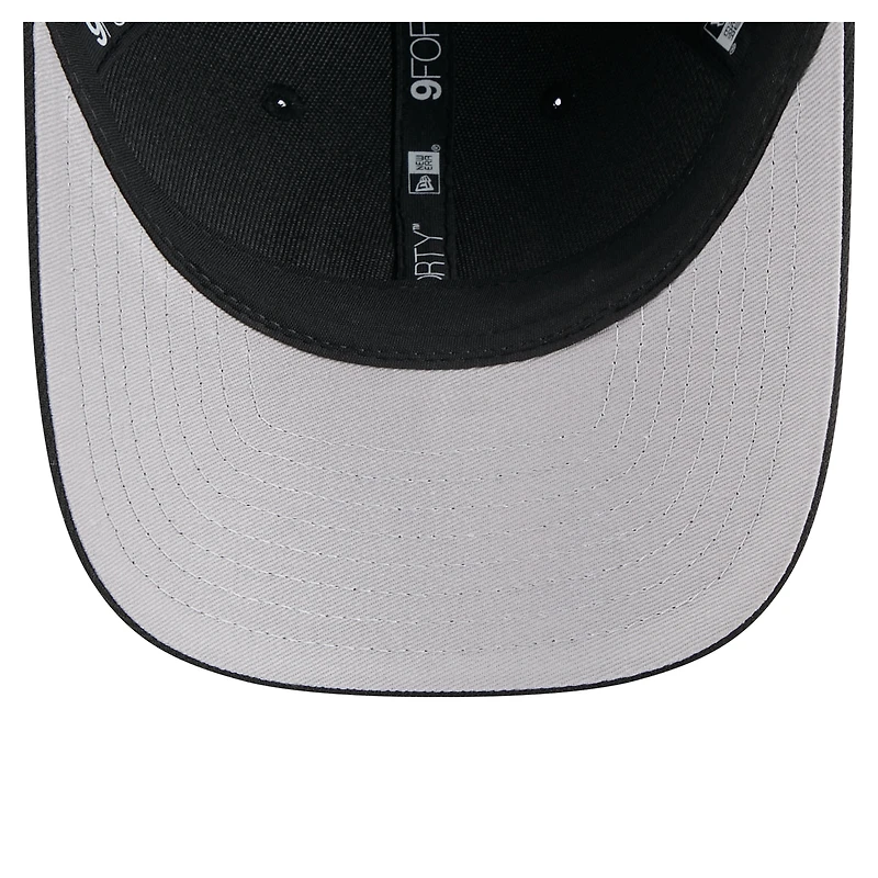 Men's New Era  Black Pittsburgh Steelers Team Collection 9FORTY M-Crown Adjustable Hat