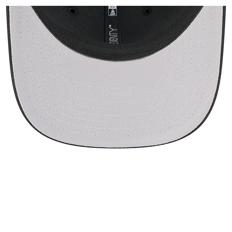 Casquette ajustable extensible à boutons-pression New Era noire Pittsburgh Steelers Team Collection 9SEVENTY pour homme