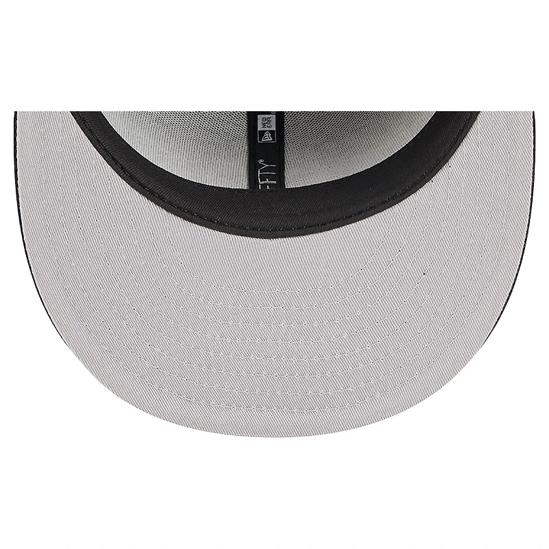 Casquette ajustée New Era noire Tri-Hit 59FIFTY des Pittsburgh Steelers pour homme