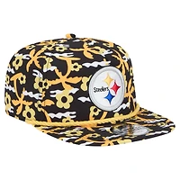 Casquette de golf à visière rabattable Wakey Wakey des Steelers de Pittsburgh de New Era pour homme