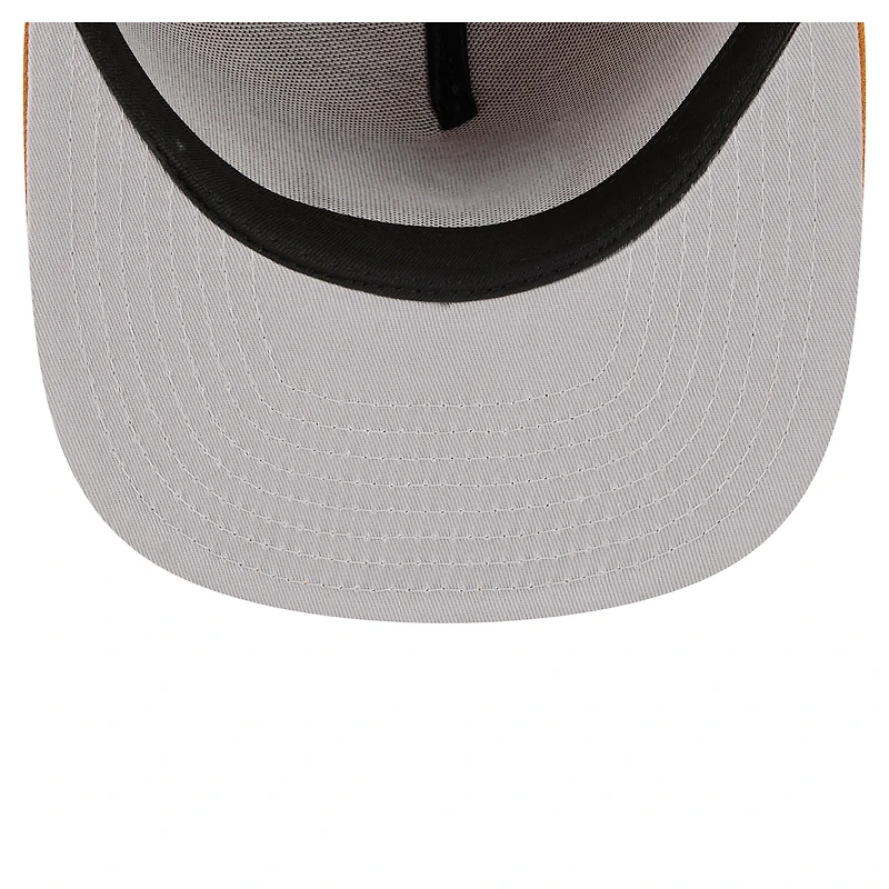 Men's New Era  Brown Pittsburgh Steelers Color Pack A-Frame 59FIFTY Fitted Hat