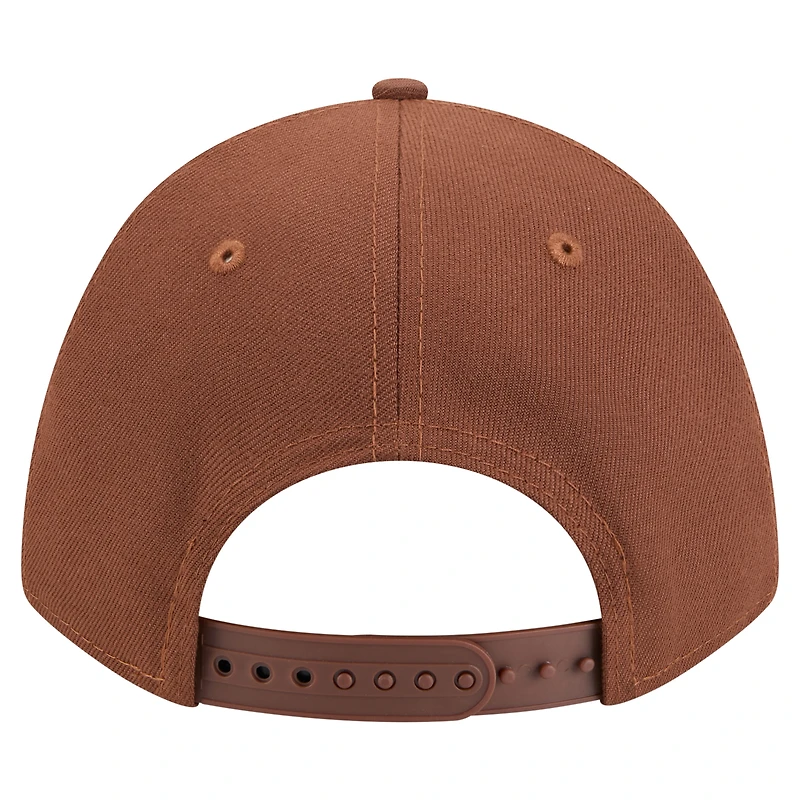 Men's New Era  Brown Pittsburgh Steelers Motorsport 9FORTY Adjustable Hat