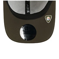 Men's New Era  Camo/Dark Green Pittsburgh Steelers 2025 Salute to Service 39THIRTY Flex Hat