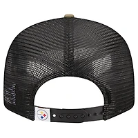 Casquette à visière rabattable 9FIFTY à motif camouflage des Pittsburgh Steelers de New Era pour homme