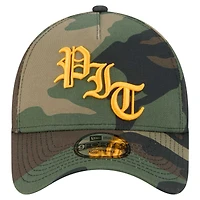 Casquette ajustable A-Frame 9FORTY Mystic Camo des Pittsburgh Steelers de New Era pour homme