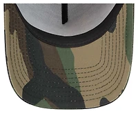 Men's New Era Camo Pittsburgh Steelers Mystic Camo A-Frame 9FORTY Adjustable Hat
