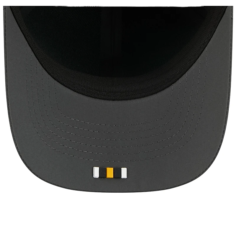 Men's New Era Charcoal Pittsburgh Steelers 2025 Sideline Cold Weather 9FORTY M-Crown Adjustable Hat