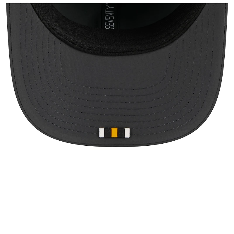 Men's New Era Charcoal Pittsburgh Steelers 2025 Sideline Cold Weather 9SEVENTY Adjustable Hat