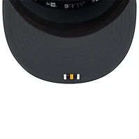 Men's New Era Charcoal Pittsburgh Steelers 2025 Sideline Cold Weather Split Panel 9FIFTY Snapback Hat