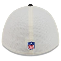 Casquette New Era Flex crème/noir Pittsburgh Steelers 2026 NFL Training Camp 39THIRTY M-Crown pour homme