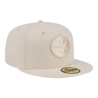 Casquette ajustée New Era 59FIFTY crème Pittsburgh Steelers pour homme