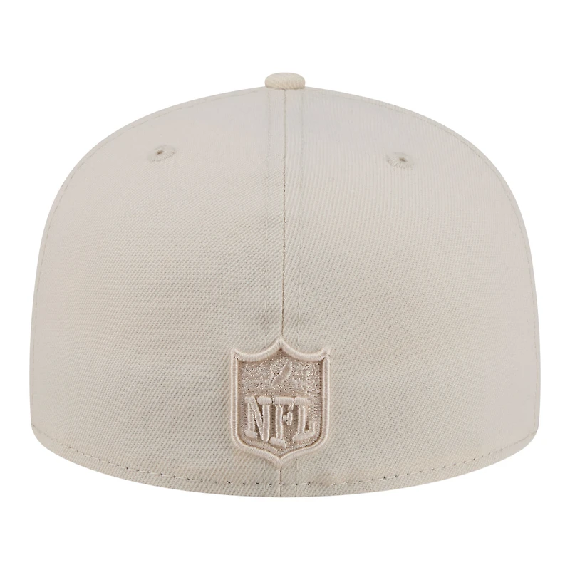 Men's New Era  Cream Pittsburgh Steelers Color Pack 59FIFTY Fitted Hat