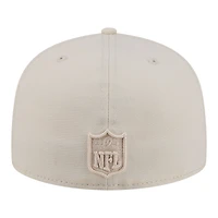 Men's New Era  Cream Pittsburgh Steelers Color Pack 59FIFTY Fitted Hat