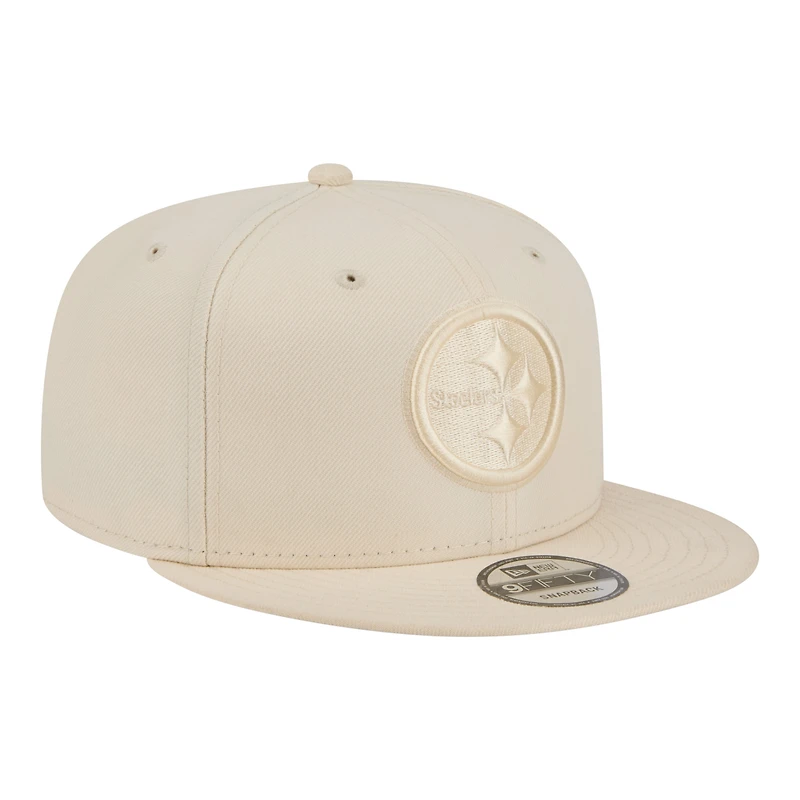 Men's New Era  Cream Pittsburgh Steelers Colorpack 9FIFTY Snapback Hat