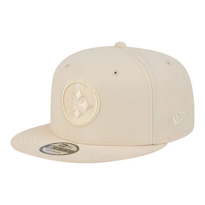 Men's New Era  Cream Pittsburgh Steelers Colorpack 9FIFTY Snapback Hat