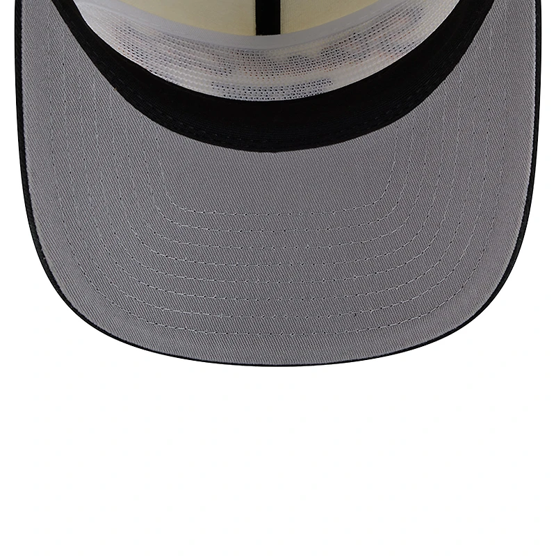 Men's New Era Cream Pittsburgh Steelers Script 19TWENTY Adjustable Hat