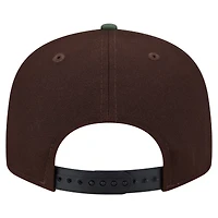 Casquette snapback New Era 9FIFTY Pittsburgh Steelers marron foncé pour homme