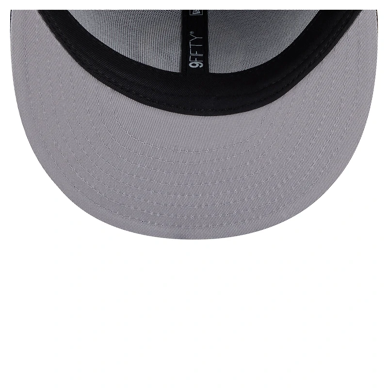 Men's New Era  Dark Brown Pittsburgh Steelers Burnt Wood Camo 9FIFTY Snapback Hat