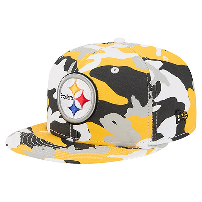Casquette ajustée 59FIFTY des Pittsburgh Steelers New Era dorée/noire pour homme
