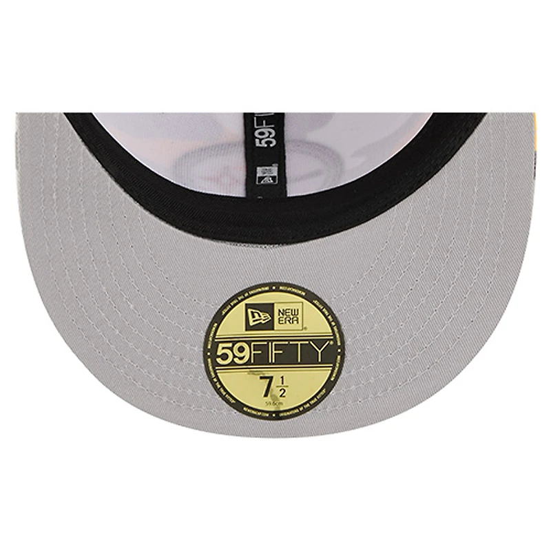 Casquette ajustée 59FIFTY des Pittsburgh Steelers New Era dorée/noire pour homme