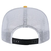 Men's New Era Gold/Black Pittsburgh Steelers Throwback Dye Golfer Snapback Hat