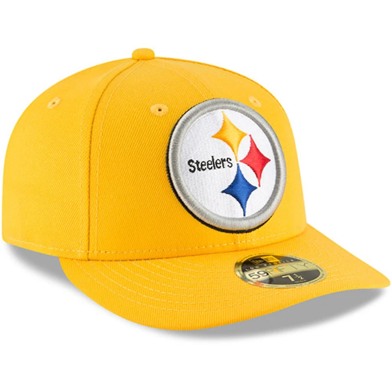 Casquette ajustée 59FIFTY à profil bas des Pittsburgh Steelers Omaha de New Era pour homme