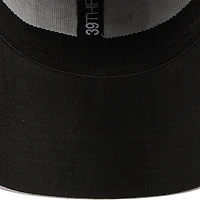 Men's New Era Gray/Black Pittsburgh Steelers  Pipe 39THIRTY Flex Hat