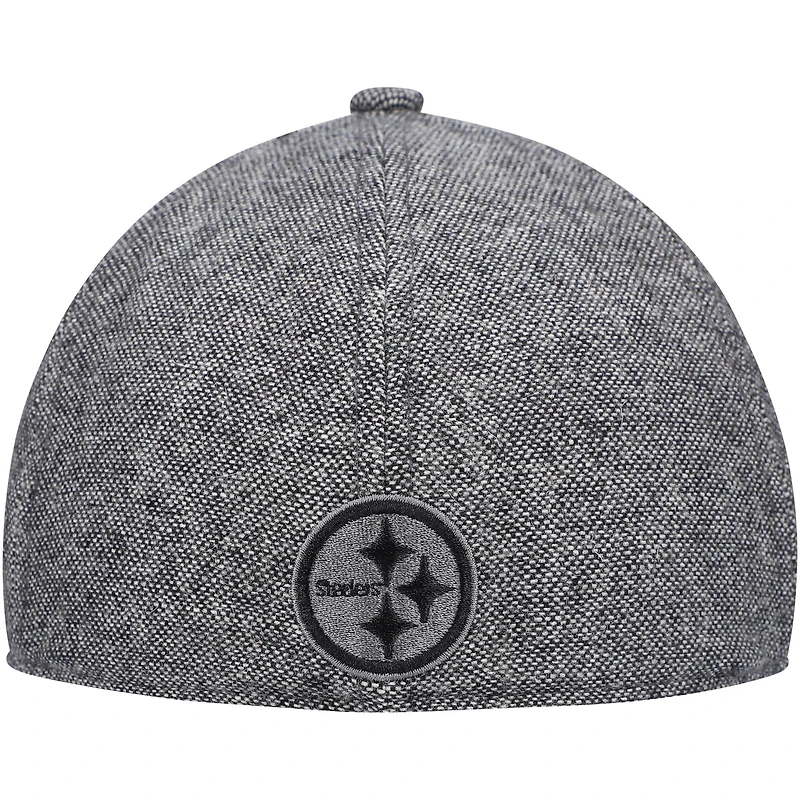 Casquette ajustée Peaky Duckbill grise des Pittsburgh Steelers de New Era pour homme