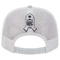 Casquette trucker ajustable New Era grise Pittsburgh Steelers Salute to Service pour homme, modèle 9SEVENTY.