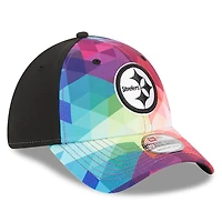 Men's New Era  Pink Pittsburgh Steelers 2023 NFL Crucial Catch 39THIRTY Flex Hat