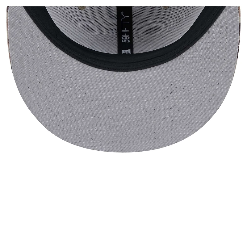 Men's New Era Pittsburgh Steelers Geo Camo 59FIFTY Fitted Hat